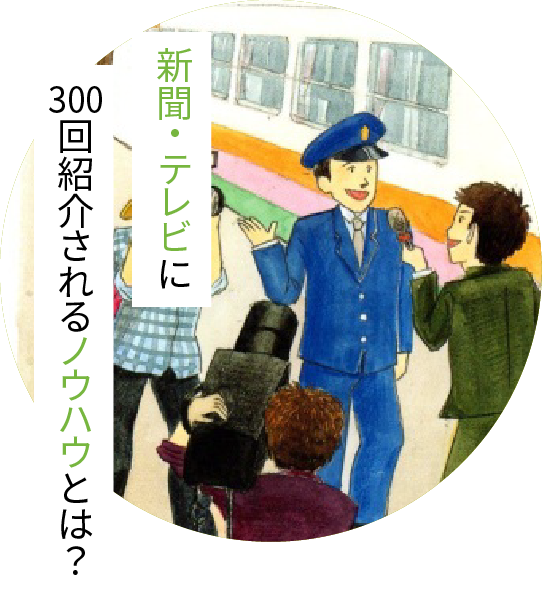 新聞・テレビに300回紹介されるノウハウとは？